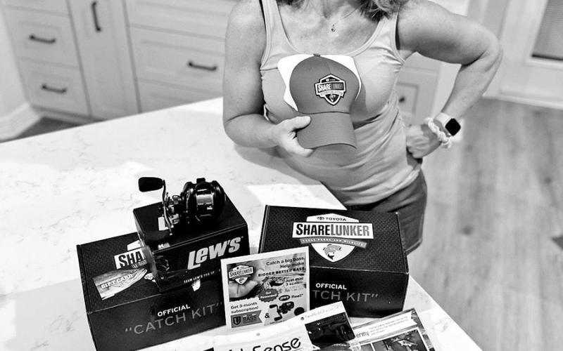 In May, Natalie Houston submitted her 10.40-pound bass to Toyota ShareLunker, plus scale samples from the fish for genetics testing. Anglers who submit DNA from ShareLunker entries receive a 3-month subscription to The Bass University, a Lew’s reel, a ShareLunker Catch Kit and an entry into the Bass Pro Shops $5,000 shopping spree. (Toyota ShareLunker)