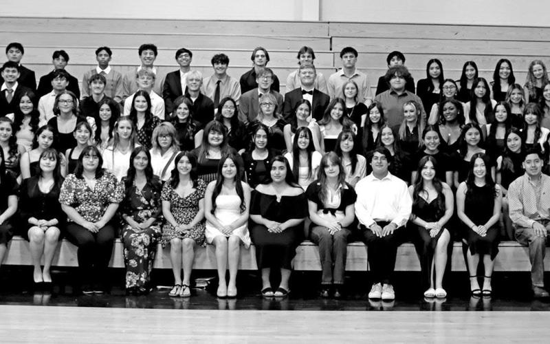 The new inductees into the 2024-2025 MPHS National Honor Society