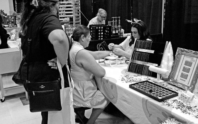 Community shops at Holiday Bazaar