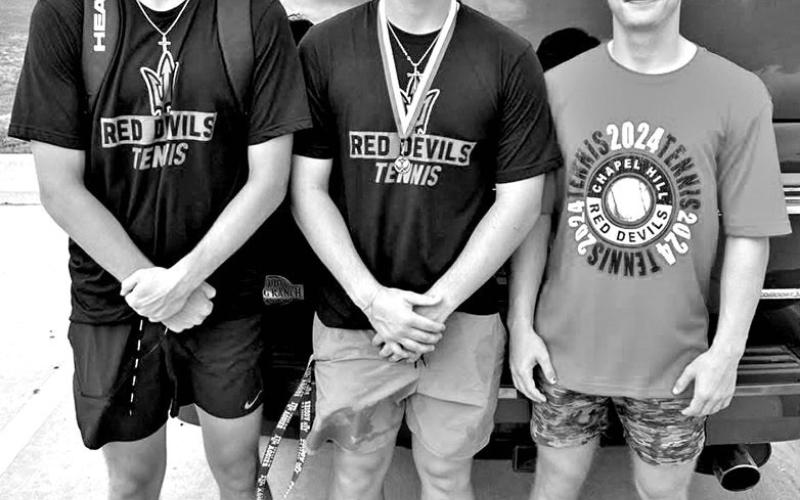 Chapel Hill High School Tennis shines at Melissa Tournament