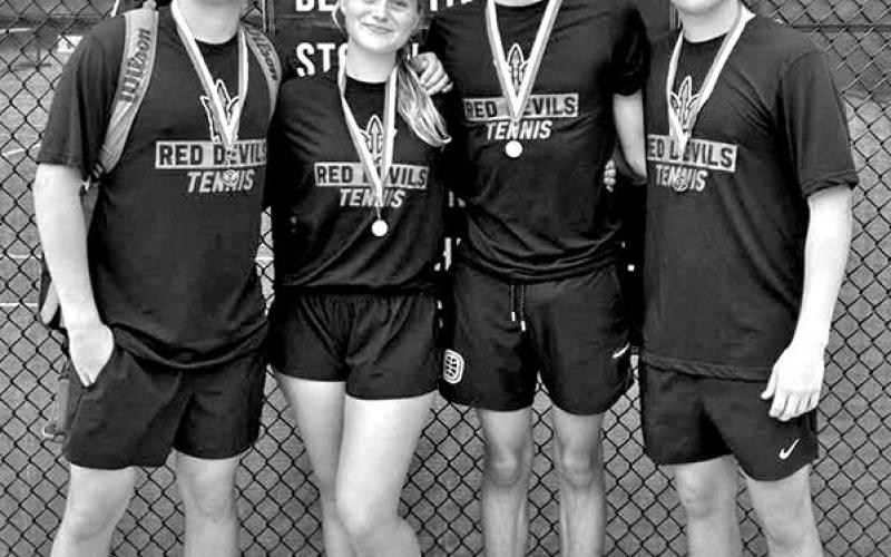 Chapel Hill High School Tennis shines at Melissa Tournament