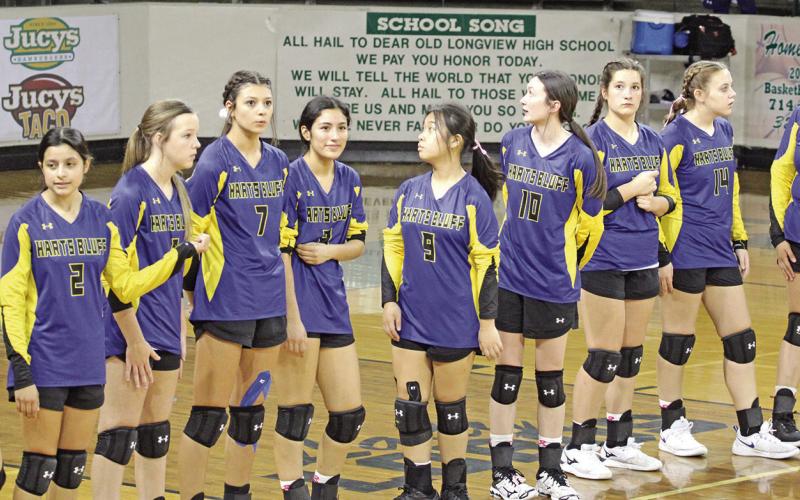 The Harts Bluff Lady Bulldogs had 11 players recognized on the 18-2A all-district volleyball team, announced earlier this week. TRIBUNE PHOTOS / QUINTEN BOYD