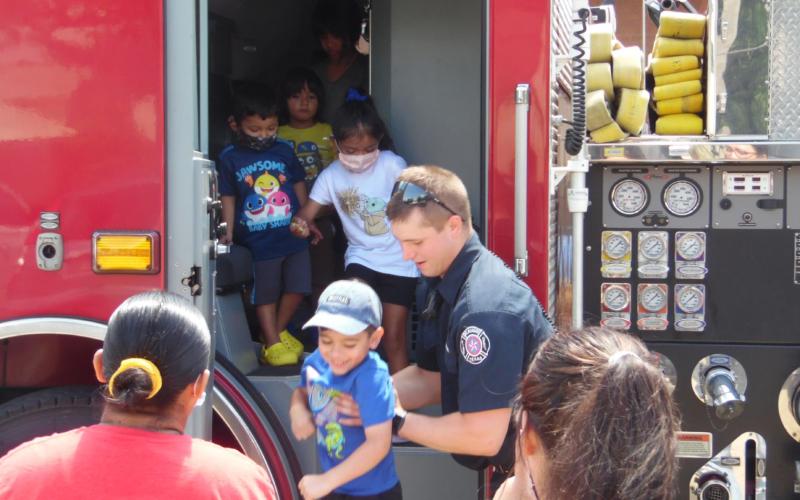 Hometown heroes give local children lessons in fire safety
