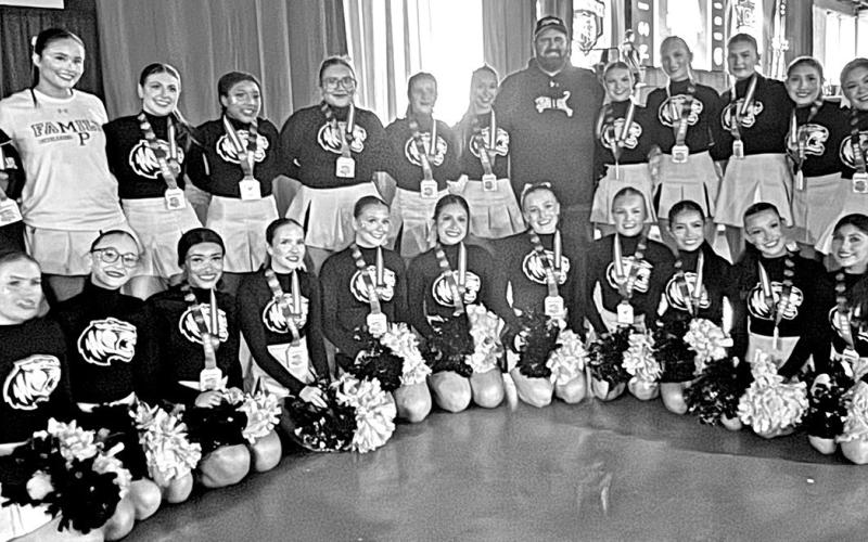 Mount Pleasant High School competition cheer team at NCA High School Nationals Courtesy Photo