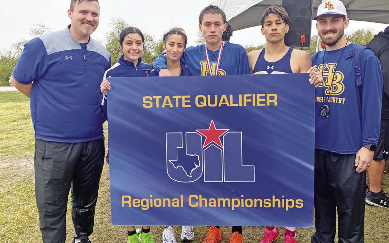 Four Cross Country Runners from Harts Bluff Early College High School advanced to the state meet that will be in Round Rock on November 4th. They are: Johnathon Diaz, Jose Garcia, Perla Solorio, Alexa Arzate COURTESY PHOTO