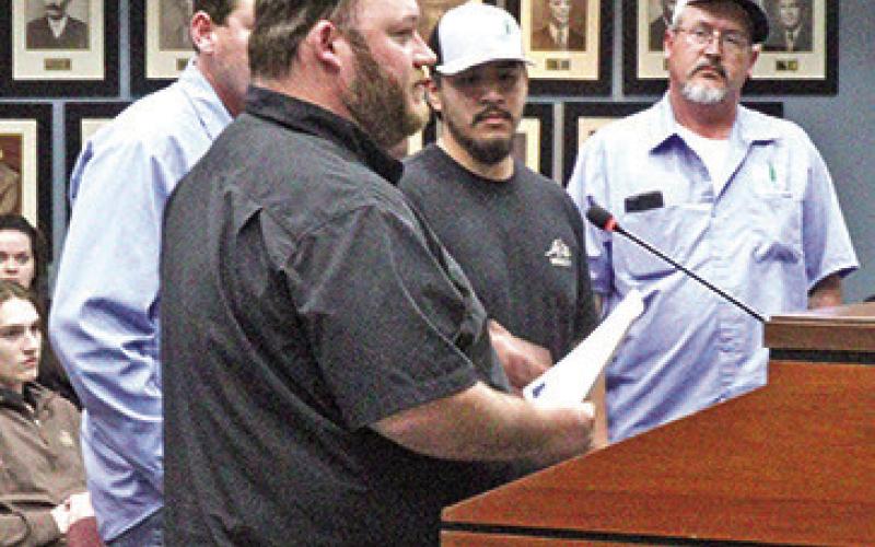 Public Works Director Garrett Houston