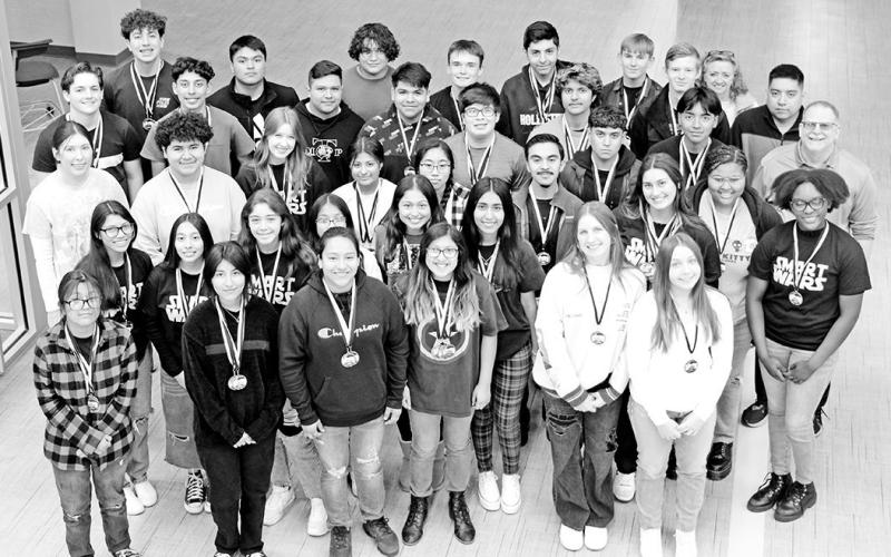 Pictured: Members of the MPHS UIL Academic team COURTESY PHOTO
