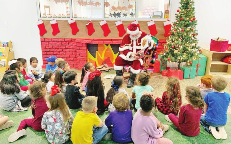 Santa visits Harts Bluff