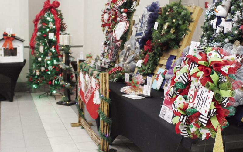 Santa Claus himself made an appearance at TRMC’s All is Bright event Thursday night. TRIBUNE PHOTO / MIRANDA OGLESBY