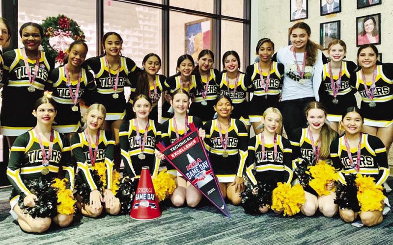 The Mount Pleasant Junior High School Cheerleaders