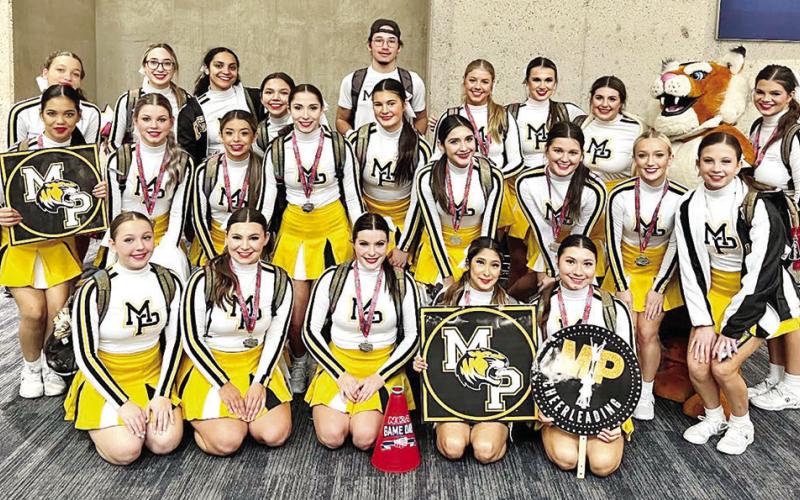 The Mount Pleasant High School Cheerleaders COURTESY PHOTOS