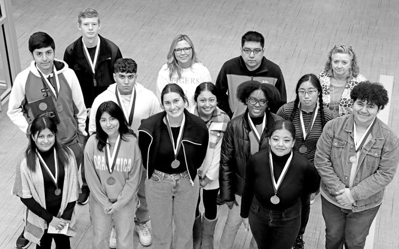 Members of the MPHS UIL Academic team COURTESY PHOTO