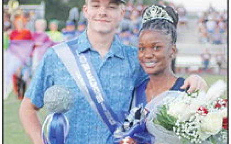 The 2022 Pewitt Homecoming King and Queen are Brody Crocker and Jailyn Smith. The two were crowned last Friday prior to Pewitt’s game against Troup. TRIBUNE PHOTO / QUINTEN BOYD