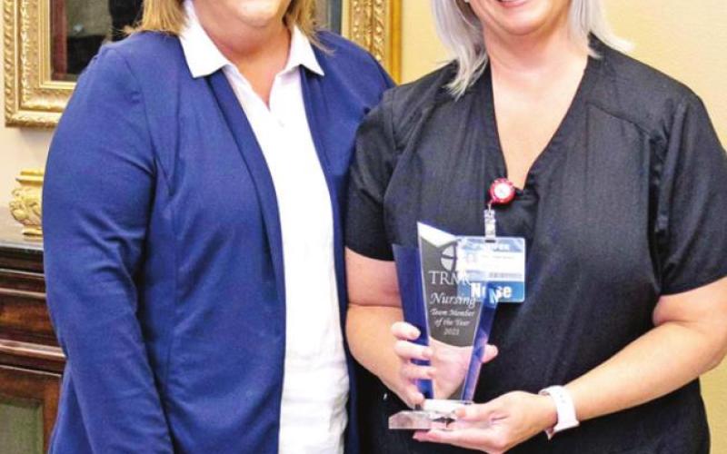 Kathy Griffis with Jennifer Knight, RN COURTESY PHOTO