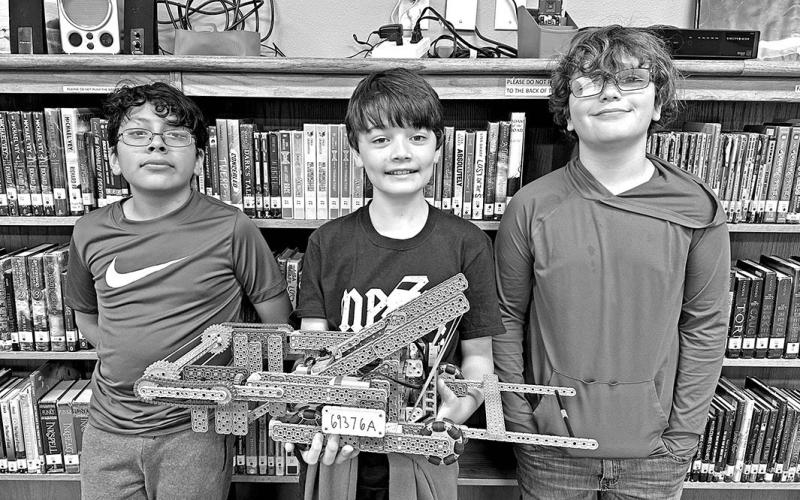 Wallace Team 1 (L to R) Hatzael Antolin, Jake Jones, Braxton Arnold (not pictured David Adame)