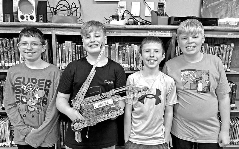 Wallace Team 3 (L to R) Shane Dimon, Thatcher Drange, Kolton Heeren, Carter Cameron COURTESY PHOTOS