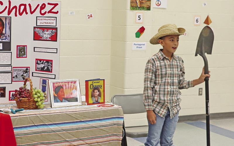 Sims4thgrader,SebastianCates,impersonatesCesarChavez.