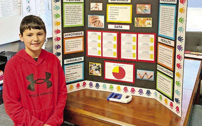 Maddox Osornio with his project “Get a Grip”