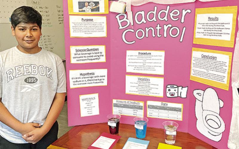 Wallace Middle School students bring home medals from Region 8 Science Fair