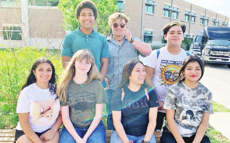 Front left: Alitzel Mendoza, Hope Powell, Abril Ramirez, Emyly Lopez. Back left to right: Jacori Turner, Clayton Miller, Joshua Espinoza COURTESY PHOTO
