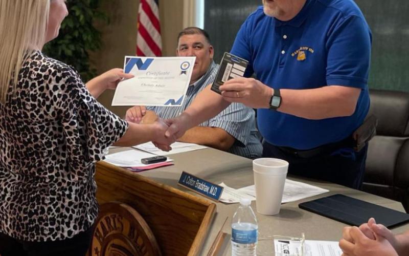 Harts Bluff ISD recognizes Adair