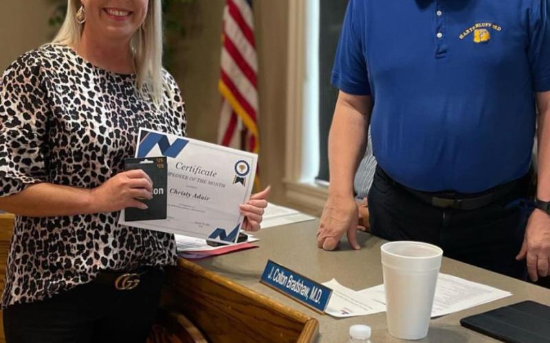 Harts Bluff ISD recognizes Adair