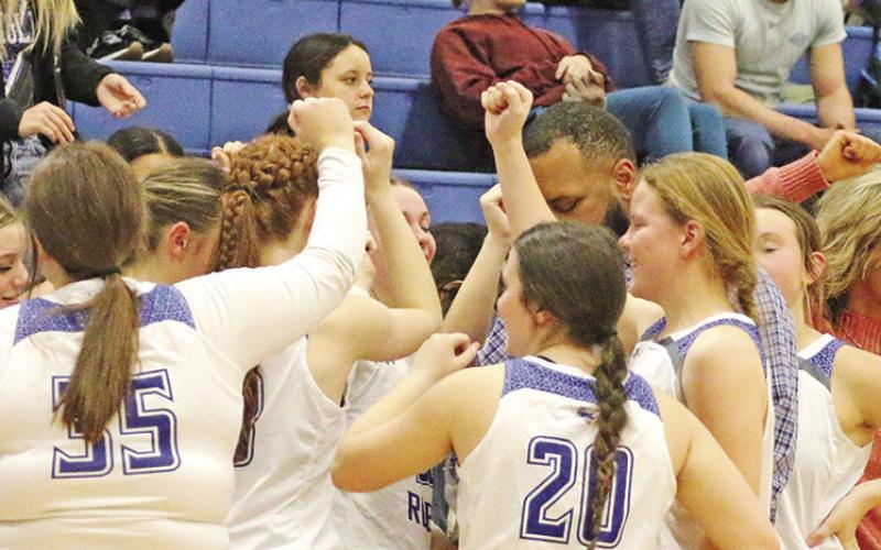 Coach Joshua Medlock and the Rivercrest Lady Rebels took on Clarksville with an undefeated district season and an outright district title on the line Tuesday evening. TRIBUNE PHOTO / QUINTEN BOYD