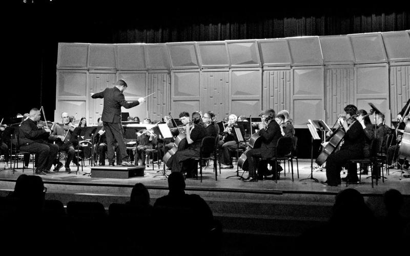 The Mount Pleasant Community Orchestra performs concert, ‘Main Quest’, at NTCC’s Whatley Center for the Performing Arts on July 26