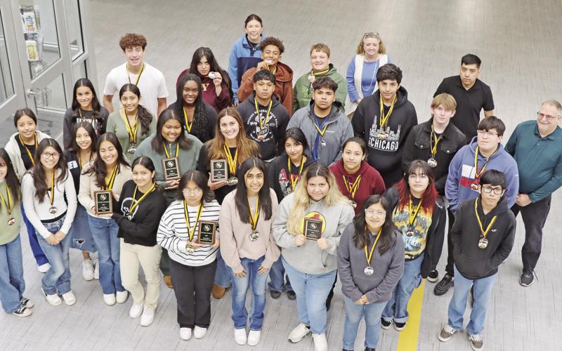 Members of the MPHS UIL Academic team COURTESY PHOTO