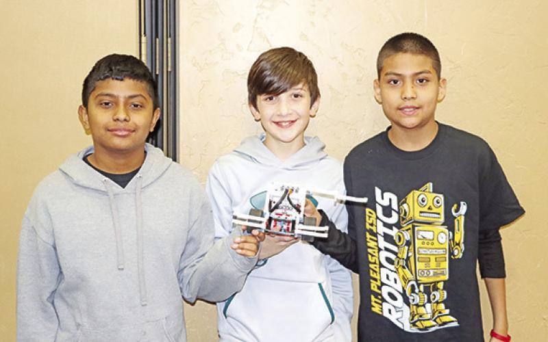 Wallace Team 2 (L to R): Josue Aguilar, Ian Crockett, and Christian Maldonado.