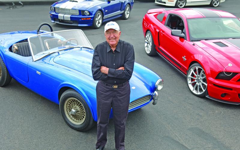 This year’s Pittsburg Hot Link festival will feature a centennial celebration honoring the late race car driver and designer Carroll Shelby. The last Shelby model vehicle Carroll Shelby purchased has been restored by NTCC automotive students and will also be on display during the festival. COURTESY PHOTO / SHELBY AMERICAN