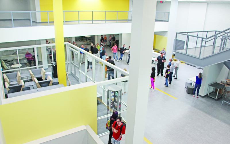 The newly renovated MPHS Commons Area. COURTESY PHOTOS