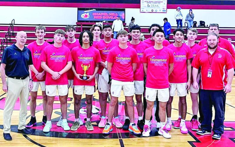 Chapel Hill won the large school bracket at the 2023 TRMC Titus County Throwdown this past weekend. COURTESY PHOTOS