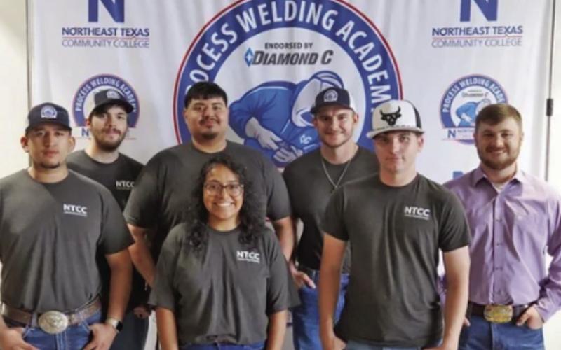 Pictured (from left) is: Gustavo Perez, Nicholas Shifflet, Juan Mata, Rebecca Rocha, Lawton Flinn, Noah Duck and instructor Braden Jones. COURTESY PHOTO