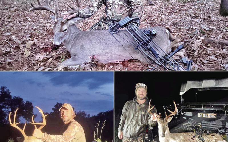 Smith County archer Logan Tidwell made only six hunts this season and brought down three bucks in three different East Texas counties. Tidwell, 37, has never paid a lease fee. He spends his most of his time on small tracts of property close to home where he is able to secure access for free. (Courtesy Photo, Logan Tidwell)