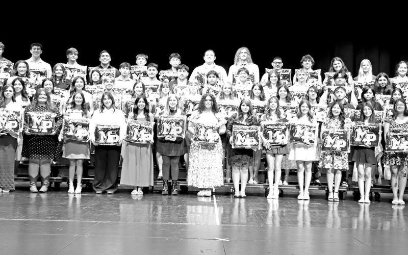 The 2026 Mount Pleasant High School Academic Blanket recipients Courtesy Photo