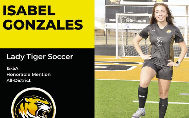 Lady Tiger soccer nets 10 on All District team