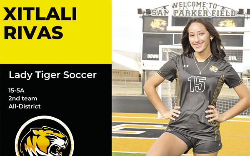 Lady Tiger soccer nets 10 on All District team