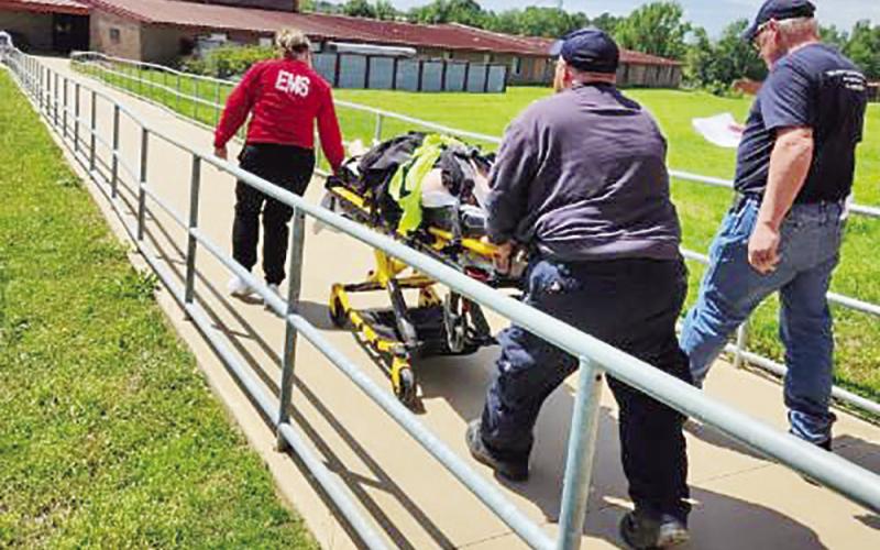 NTCC EMS program conducts live trauma scenario on campus