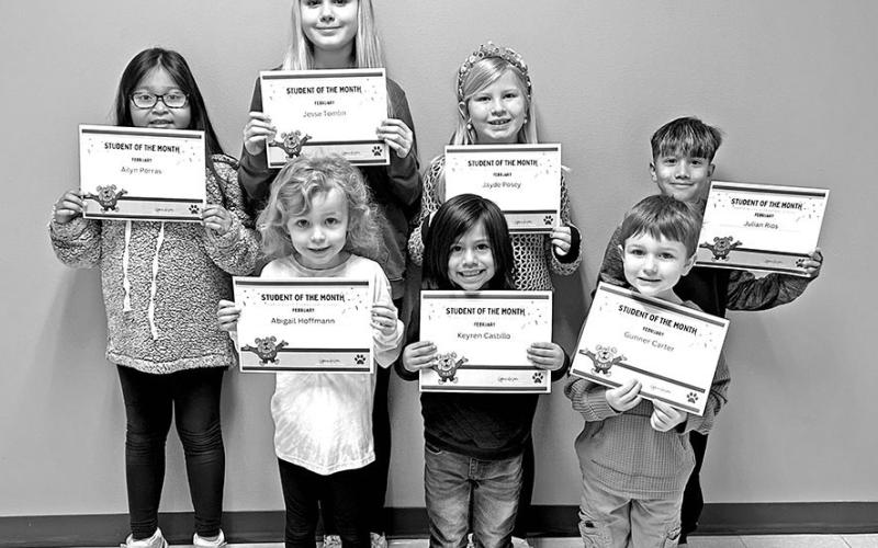 (Back row, L to R) Ailyn Porra, Jesse Tomli, Jayde Pose, Julian Rios. (Front row, L to R) Abigail Hoffman, Keyren Castill, Gunner Carter COURTESY PHOTO