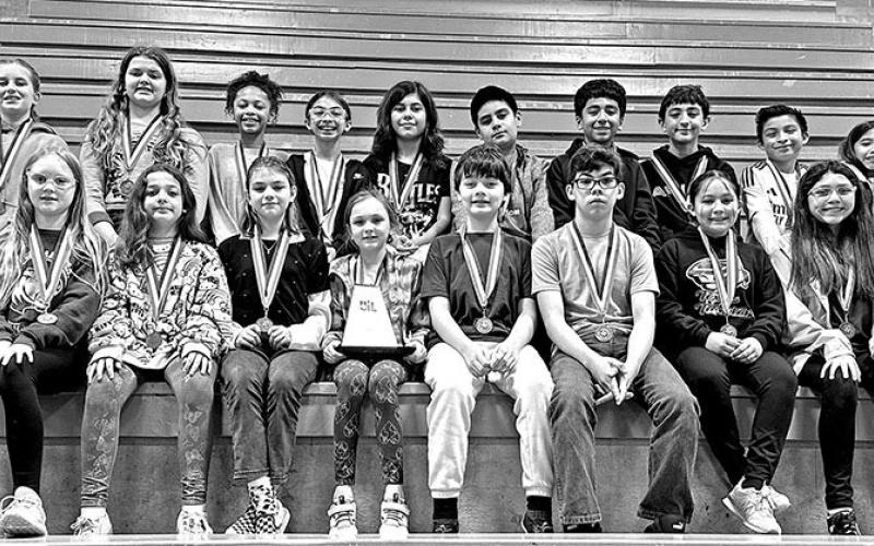 Wallace Middle School UIL winners COURTESY PHOTO