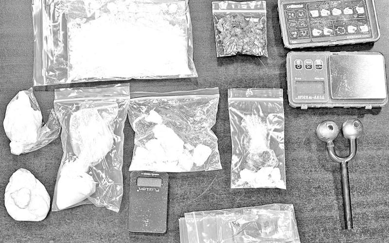 Methamphetamines found during a bust on April 9 COURTESY PHOTOS