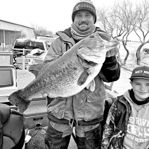 Brodey Davis’ 17.06 pounder caught from Lake O.H. Ivie in 2022 is one of two 17 pounders caught from the West Texas lake over the last three years. It ranks No. 7 on Texas Top 50 list, one spot ahead of the 17.03 pounder Jason Conn caught there in 2023. Both anglers relied on forward-facing sonar, a real-time technology that helps fishermen sniff out heavyweights in deep, open water where they were previously unmolested. (TPWD Photo)