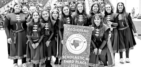 The Mount Pleasant High School Varsity Winter Guard Courtesy Photo