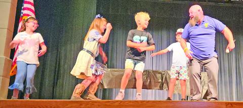 The Dancing Umpire visited Mt. Pleasant on Oct. 20