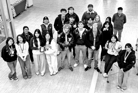 Members of the MPHS UIL Academic teams COURTESY PHOTO