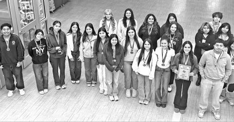 Members of the 2025-2026 MPHS UIL Math and Spelling teams Courtesy Photo