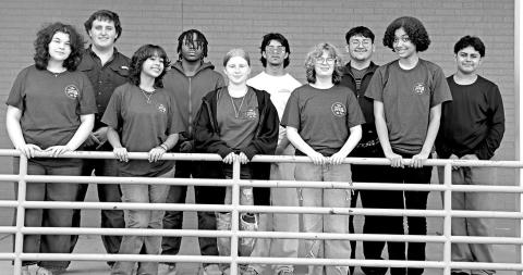 Mount Pleasant High School Choir Area qualifiers (L to R) Trista Madrid, Daniel Kimbrough, Itzel Bello, Axavier Anderson, Mattie Merriman, Hector Sierra-Rosales, Sara Vanhoose, Bruno Deleon, Peyton Robinson, Jayson Carrillo. Not pictured CJ Quinn Courtesy Photo