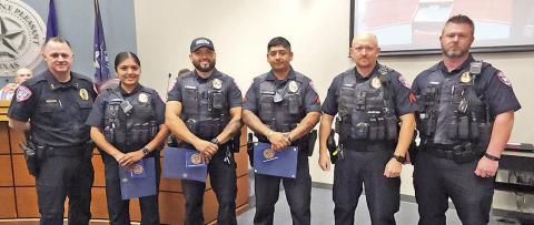 Three officers were awarded for their life-saving actions during the Cici’s incident on April 10