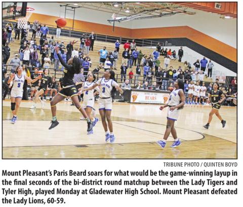 Lady Tigers survive bi-district test against Tyler High